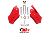 BMR 05-14 S197 Mustang Bolt-On Control Arm Relocation Brackets - Red thumbnail 3