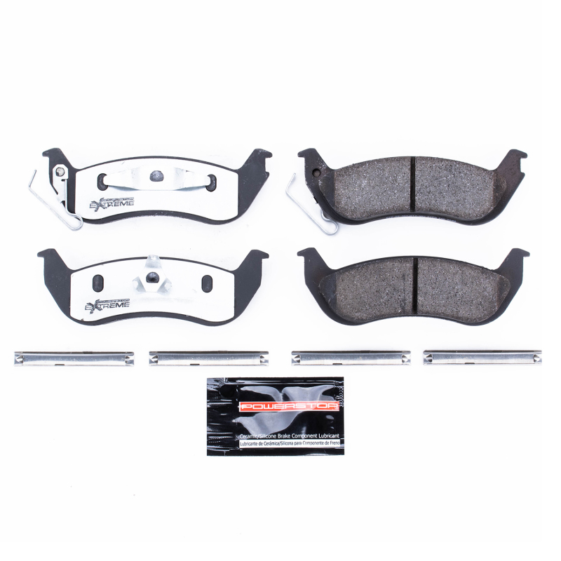 Power Stop 03-11 Ford Crown Victoria Rear Z26 Extreme Street Brake Pads w/Hardware thumbnail 2