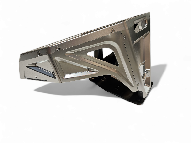 Elektric Offroad 2022-2025 Polaris Rzr Pro R/ Pro S/Turbo R Billet Front Winch Bumper Anodized Clear thumbnail 6