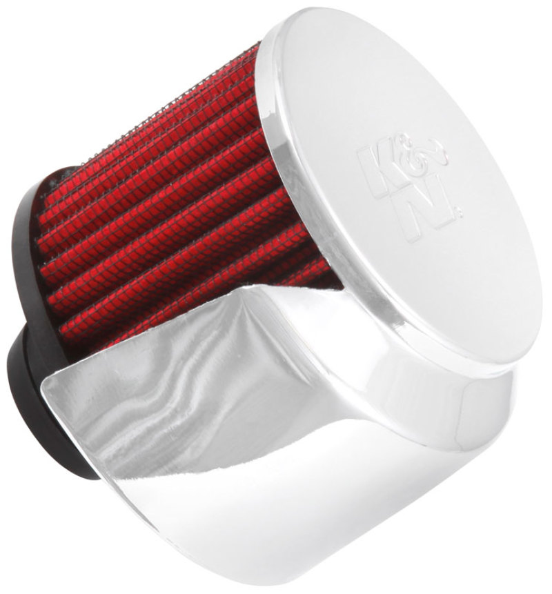 K&N 1in Flange L x 3in OD x 2.5in Height Clamp On Crankcase Vent Filter thumbnail 2
