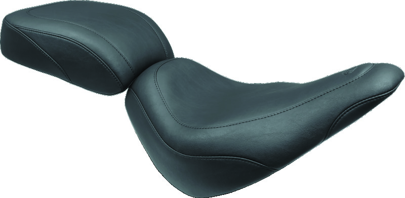 Mustang 18-21 Harley Softail Slim Wide Tripper Passenger Seat - Black