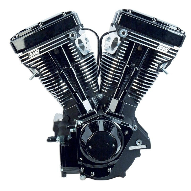 S&S Cycle 84-99 BT V111 Black Edition Longblock Engine - 585 Cams
