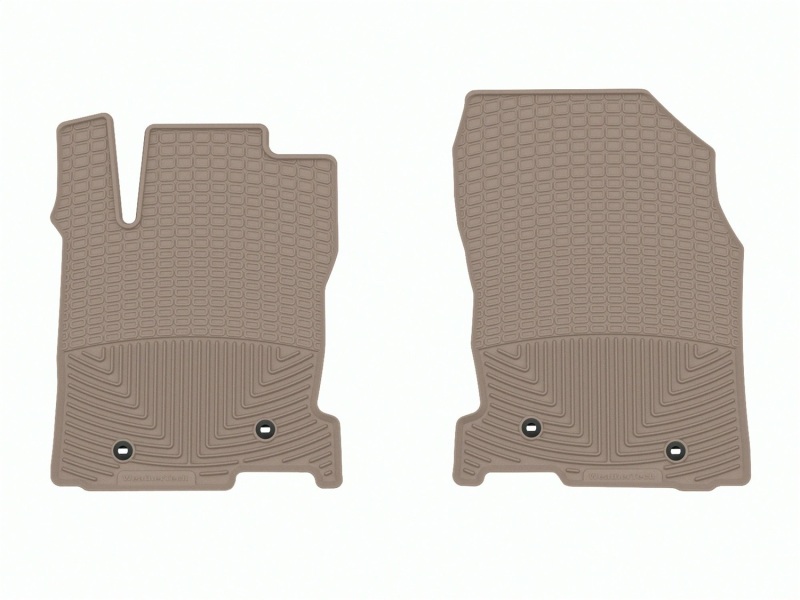 WT Rubber Mats - Front - Tan