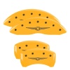 MGP 4 Caliper Covers Engraved F & R Chrysler Wing Yellow Finish Black Char 2005 Chrysler Crossfire thumbnail 8