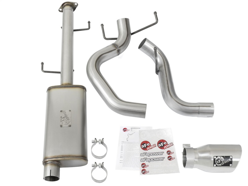 aFe MACH Force Xp 3in SS Cat-Back Single Side Exit Exhaust w/Polished Tips 07-14 Toyota FJ Cruiser thumbnail 4
