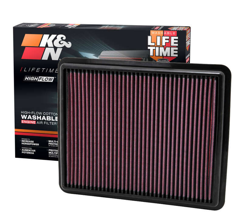 K&N Replacement Air Filter 10-12 Hyundai Santa Fe/Kia Sorrento / 11-12 Hyundai Sonata/Kia Optima thumbnail 6