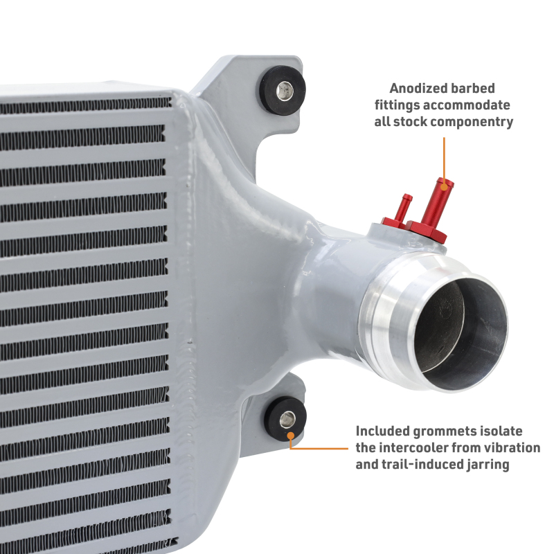 Mishimoto MMINT-TAC-24SL Intercooler, Silver, fits Toyota Tacoma 2024+