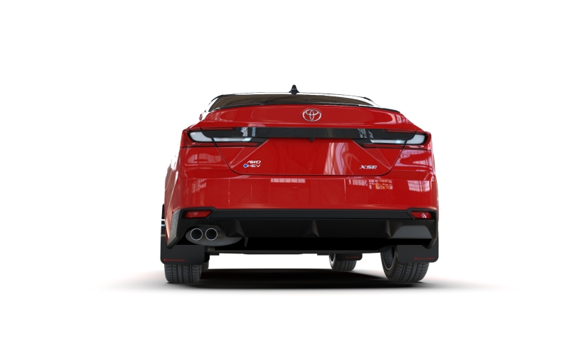 Rally Armor 25-26 Toyota Camry Black UR Mud Flap Red Logo thumbnail 3