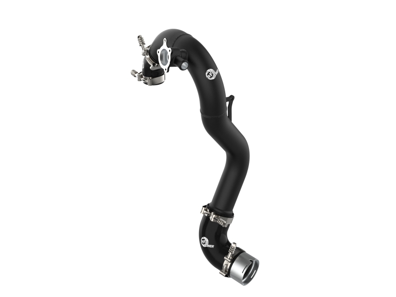 BladeRunner 3 IN Aluminum Hot Charge Pipe Black