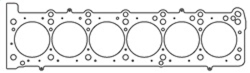 Cometic Mercedes-Benz 6.0L M120 6.9/7.0L M297 .060in MLS Cylinder Head Gasket - 90mm Bore - RHS thumbnail 8