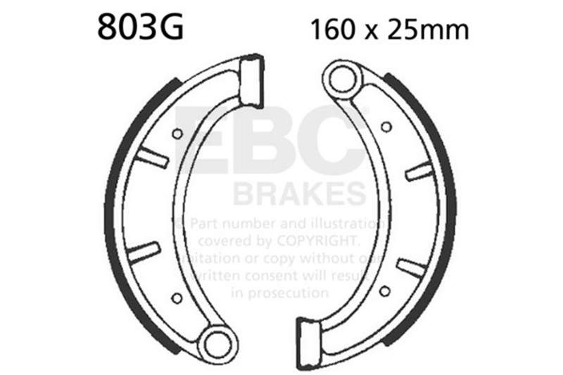 EBC 82-84 Husqvarna CR 125 Front Left Sintered HH/R Brake Pads
