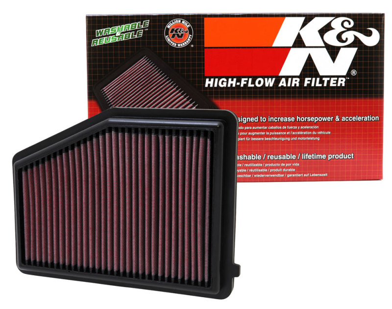 K&N Replacement Air Filter for 12 Honda Civic 1.8L L4 thumbnail 5