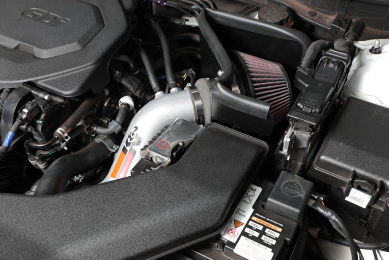 K&N 15-18 Hyundai Sonata L4-2.4L F/I Silver Typhoon Short Ram Intake thumbnail 9