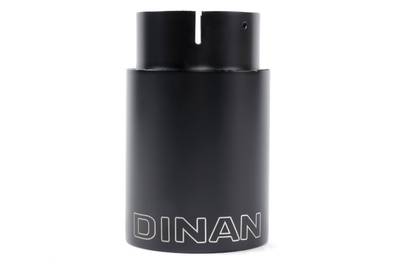 Dinan Double-Walled 4in Clamp-On Exhaust Tip - Black - 4in Outlet / 3.25in Inlet thumbnail 5