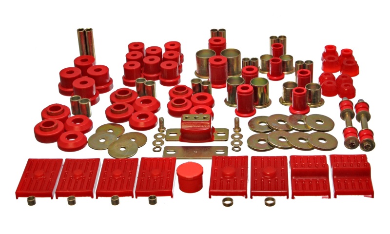 Energy Suspension 76-79 Firebird / 75-79 Nova Red Hyper-flex Master Bushing Set thumbnail 5
