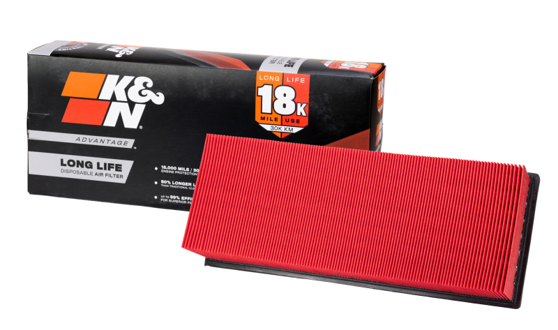K&N Universal Air Filter - Carbon Fiber Top 6in Flg 7-1/2in B 5in T 10in H thumbnail 3