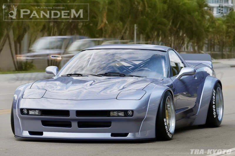 GReddy Pandem 97-04 Chevrolet Corvette C5 Fastback Coupe Rocket Bunny Full Widebody Aero Kit w/ Wing thumbnail 6