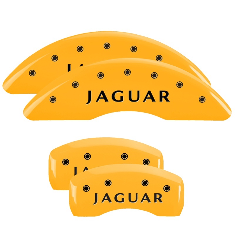 MGP 4 Caliper Covers Engraved Front Acura Rear MDX Yellow Finish Black Char 2019 Acura MDX thumbnail 4