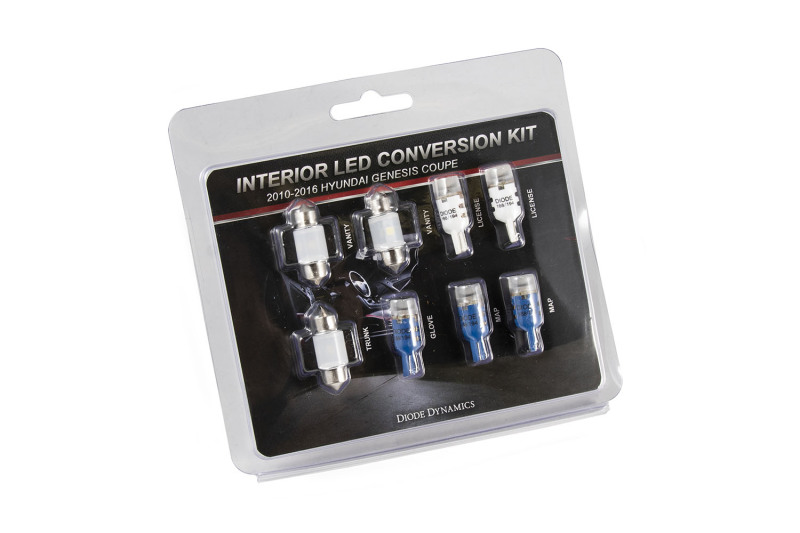 Diode Dynamics 10-16 Hyundai Genesis Coupe Interior Kit Stage 2 - Blue thumbnail 3