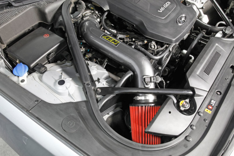 AEM 2015 Hyundai Genesis 3.8L-V6 F/I Silver Cold Air Intake thumbnail 7