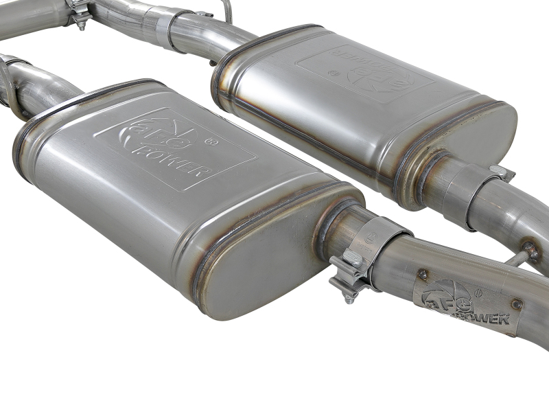 aFe MACH Force-Xp 2-1/2in 304 SS Cat-Back Exhaust 15-19 Dodge Challenger V6-3.6L - Raw Tip thumbnail 8
