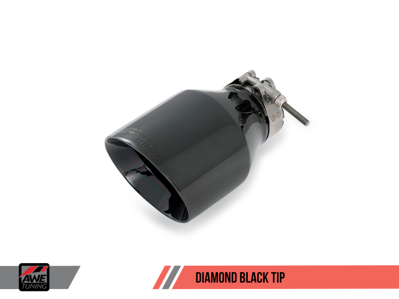 AWE Tuning Mk6 GLI 2.0T - Mk6 Jetta 1.8T Touring Edition Exhaust - Diamond Black Tips thumbnail 5