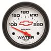 AutoMeter Gauge Water Temp 2-5/8in. 100-250 Deg. F Electric Chevy Red Bowtie White thumbnail 8