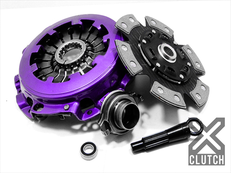 XClutch 1997 Mitsubishi Lancer EVO IV 2.0L Stage 2R Extra HD Sprung Ceramic Clutch Kit thumbnail 2