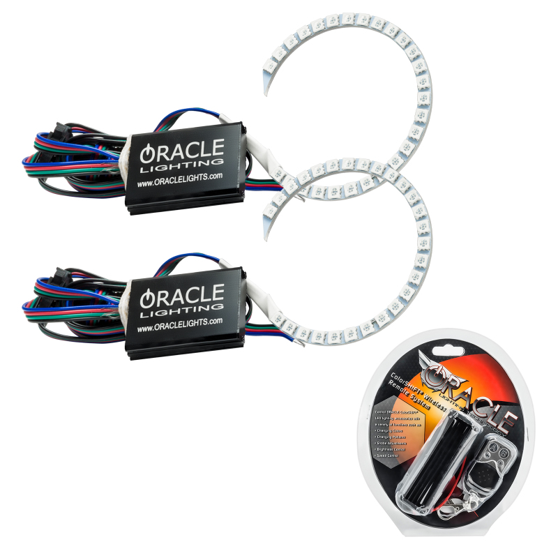 Oracle 18-21 Ford Mustang LED Headlight Halo Kit - ColorSHIFT thumbnail 2