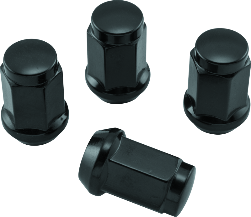 Quadboss Lug Nuts 608932 Nuts, 12mm x 1.50 RH, Steel, Black, Set of 4 thumbnail 3