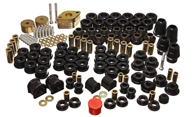 Energy Suspension 07-11 Jeep JK 4dr Black Hyper-Flex Master Bushing Set thumbnail 5
