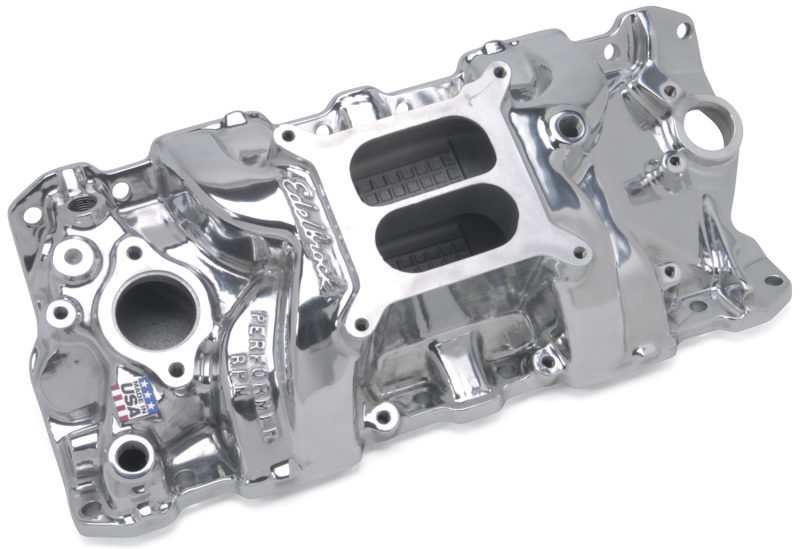 Edelbrock Perf RPM Manifold Polished thumbnail 8