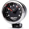 Autometer Traditional Chrome 3-3/4in 8k w/ Red Line Tachometer thumbnail 6