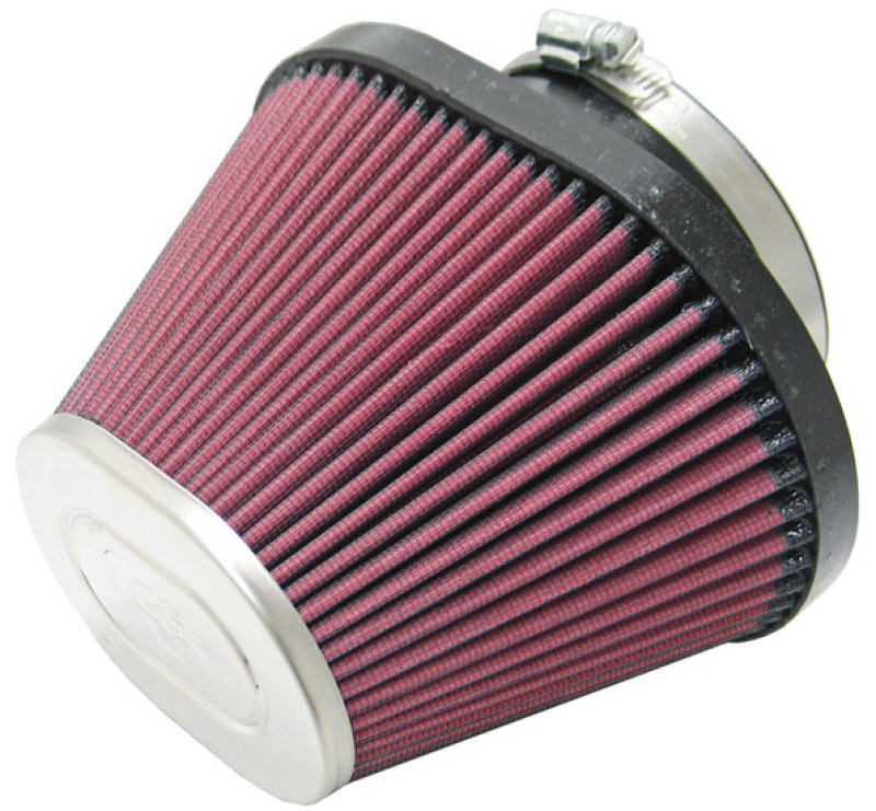 K&N Universal Chrome Filter-Oval Tapered 4in Flg ID x 5.375in Base O/S W x 3.313in Top O/S W thumbnail 2