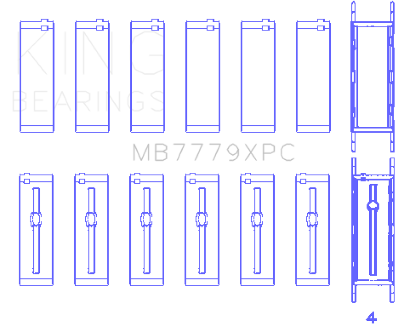 KING Performance Main Bearings