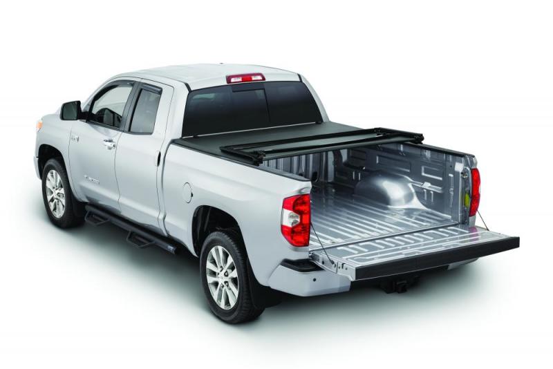 Tonno Pro 04-15 Nissan Titan 5.5ft (Incl 42-498 Utility Track Kit) Tonno Fold Tri-Fold Tonneau Cover thumbnail 5