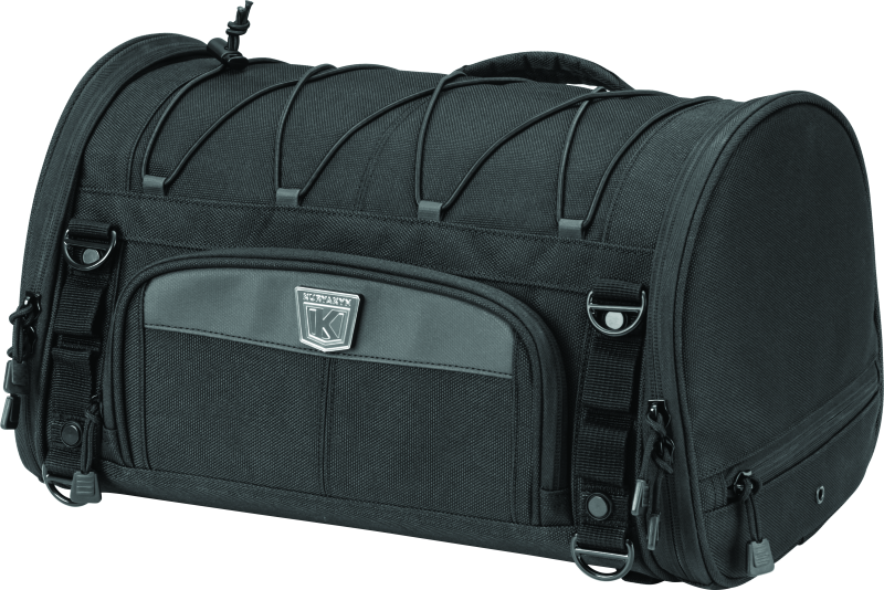 Kuryakyn Momentum Rambler Roll Bags 5213 Saddle Bags, Roll, Sissy Bar, Luggage Rack, 1,200 Denier, Black, Each thumbnail 4