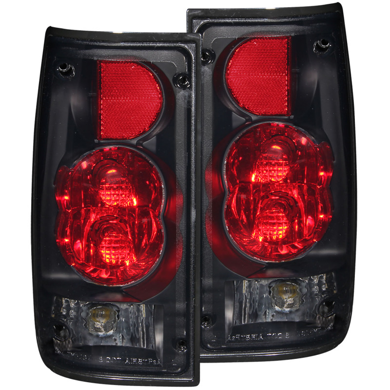 ANZO 1989-1995 Toyota Pickup Taillights Dark Smoke G2 thumbnail 3