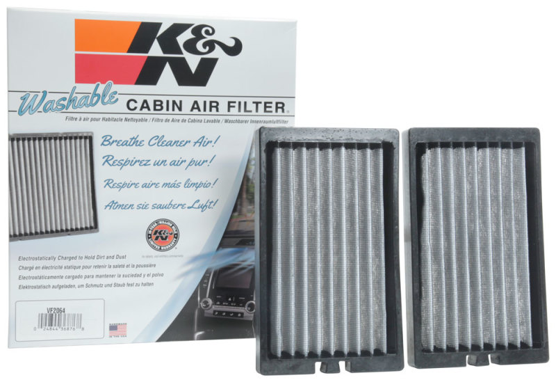 K&N 2018 Jeep Wrangler JL 2.0L/3.6L Cabin Air Filter - 2 Per Box thumbnail 6