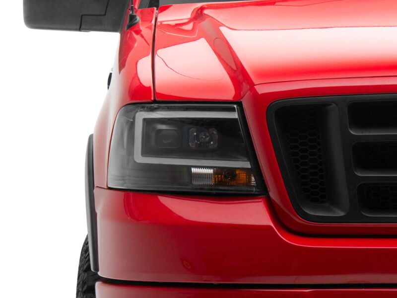 Raxiom 04-08 Ford F-150 Axial Series Projector Headlights- Black Housing- Clear Lens thumbnail 7