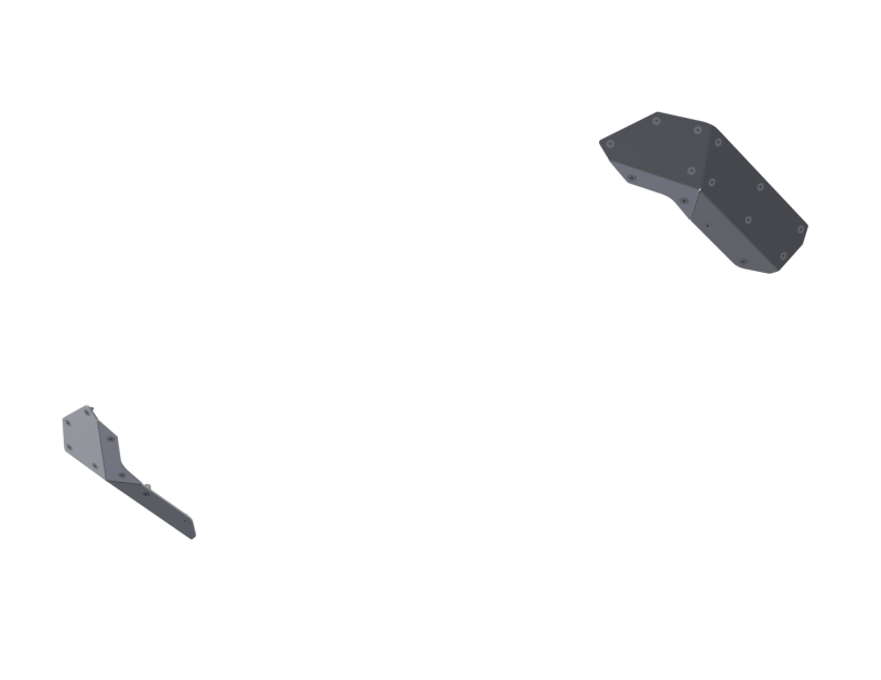 Artec Industries High-Clearance Rear Bumper Corner Pod Skids for 2020-2024 GLADIATOR - JT0220 Skid Plate, High Clearance, Bumper, Skids, Jeep, JT, Aluminum, Black Powdercoated, Kit thumbnail 2