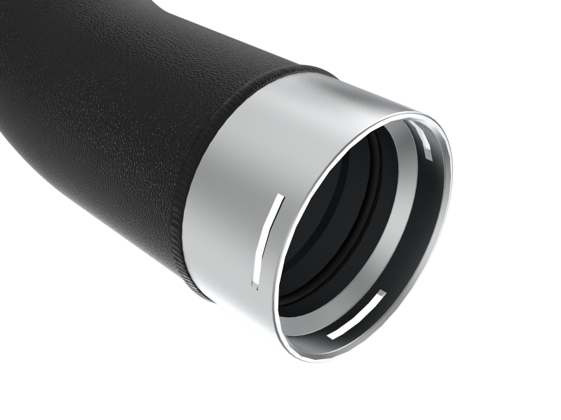 BladeRunner 3 IN Aluminum Cold Charge Pipe Black