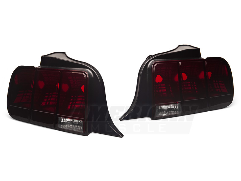 Raxiom 05-09 Ford Mustang Tail Lights- Black Housing (Smoked Lens) thumbnail 9
