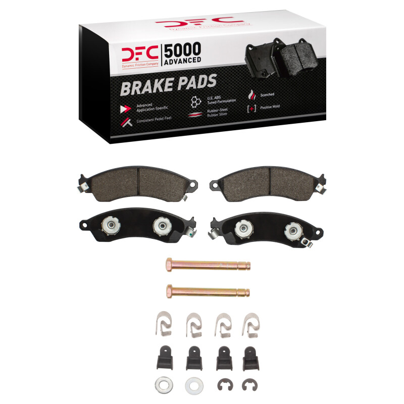 DFC 5000 Advanced Pads - Semi-Metallic and Hardware Kit