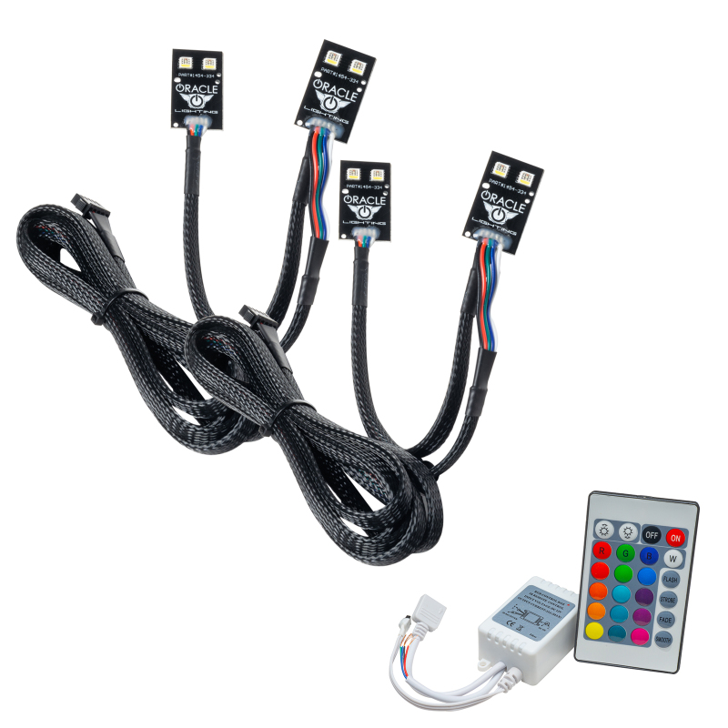 Oracle 2021 Ford Bronco Sport RGB+W Headlight DRL + Halo - w/ Simple Controller thumbnail 2