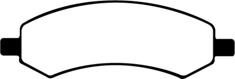 EBC 06-09 Chrysler Aspen 4.7 Greenstuff Front Brake Pads thumbnail 6