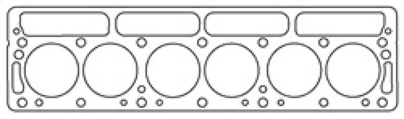 Cometic Triumph 1968-1971 TR6 I6 .063in Copper Cylinder Head Gasket-76mm Bore-Without Recessed Block thumbnail 8