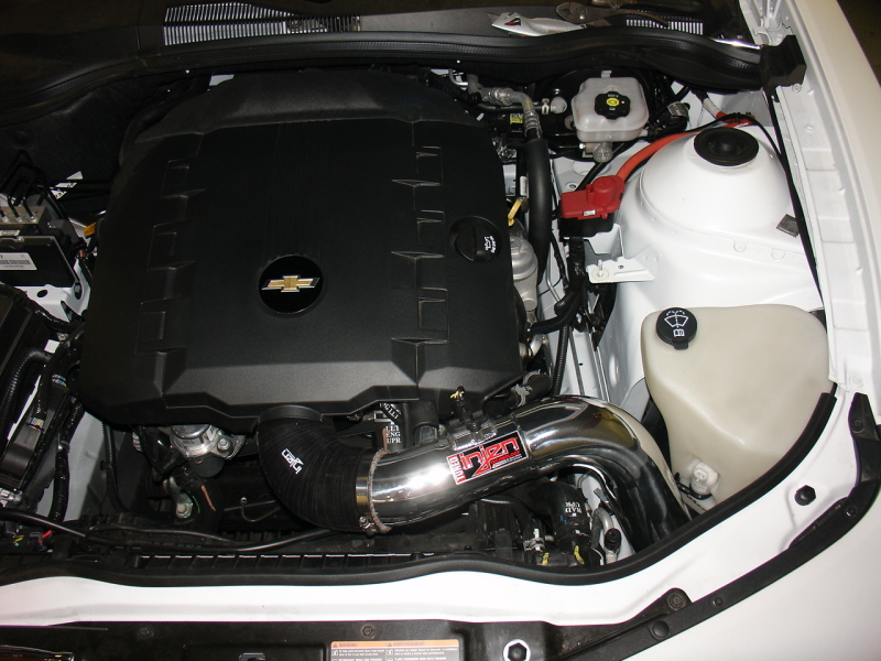 Injen 12-14 Chevy Camaro CAI 3.6L V6 Wrinkle Black Cold Air Intake System w/ MR Tech and Air Fusion thumbnail 4
