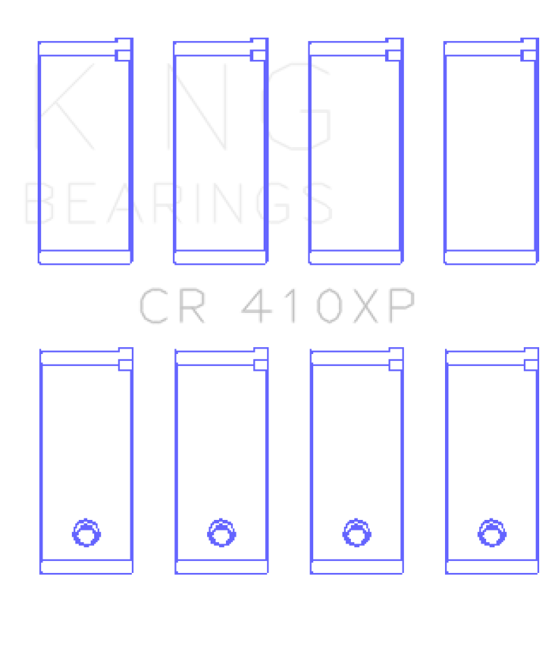 King Engine Bearings Ford Lotus 1.5L / 1.6L OHV (Size STD) Performance Rod Bearing Set thumbnail 2