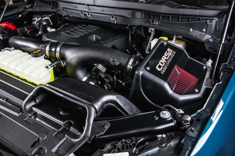 Corsa 2021-2025 Ford F150 3.5L Ecoboost Cold Air Intake with DryTech Filter